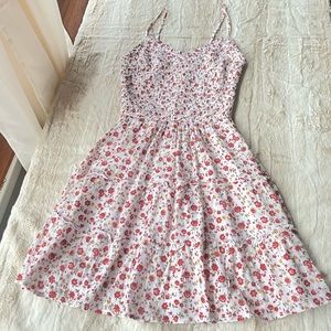 Hollister smocked floral print sun dress